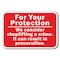 Signmission We consider shoplifting crime. It can result in prosecution 12inx18in, A-1218 Shoplifting - Protect A-1218 Shoplifting  - Protect - alternate 1